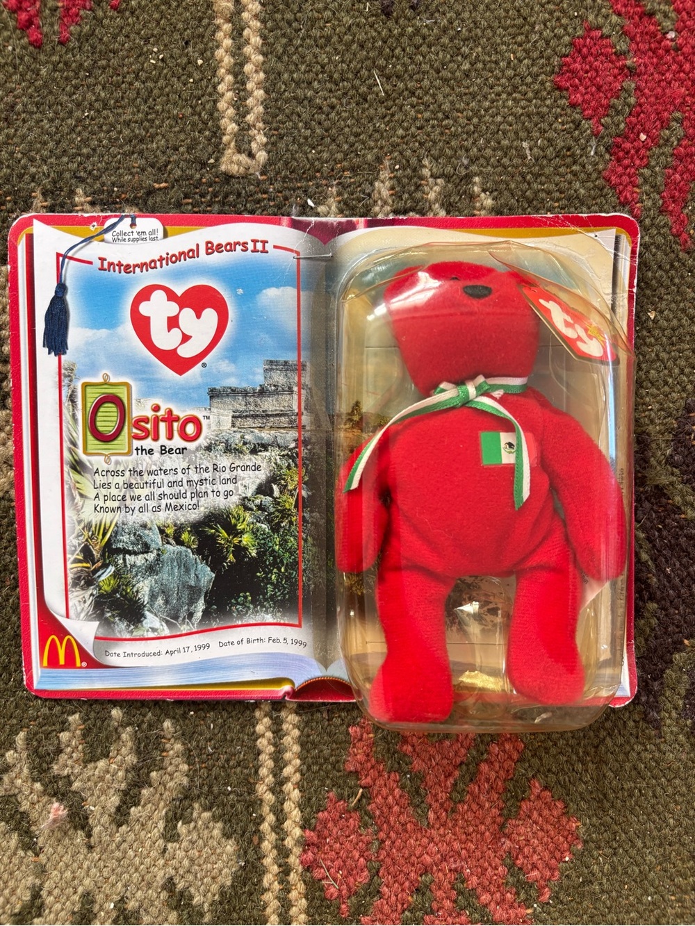 Ty Osito McDonald’s Teenie Beanie Babies